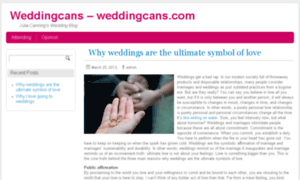 Weddingcans.com thumbnail