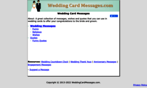 Weddingcardmessages.com thumbnail