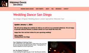 Weddingdancesandiego.com thumbnail