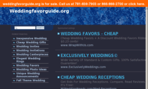 Weddingfavorguide.org thumbnail