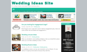 Weddingideassite.net thumbnail