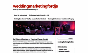 Weddingmarketingfordjs.wordpress.com thumbnail