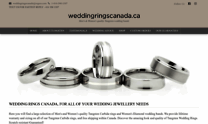 Weddingringscanada.ca thumbnail