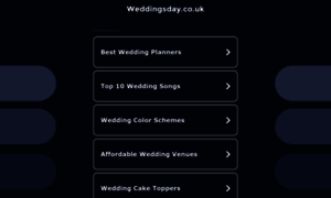 Weddingsday.co.uk thumbnail