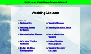 Weddingsite.com thumbnail