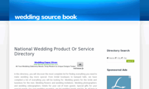 Weddingsourcebook.info thumbnail