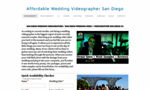 Weddingvideographersandiego.com thumbnail