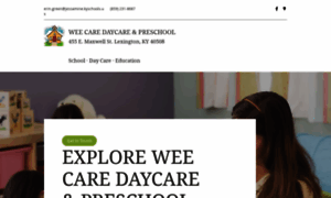 Weecaredaycarelex.com thumbnail