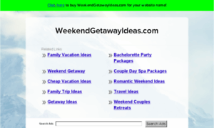 Weekendgetawayideas.com thumbnail