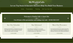 Weeklycalls.myweeklycalls.com thumbnail