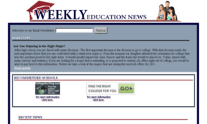 Weeklyeducationnews.com thumbnail