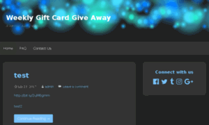 Weeklygiftcardgiveaway.com thumbnail