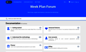 Weekplan.userecho.com thumbnail
