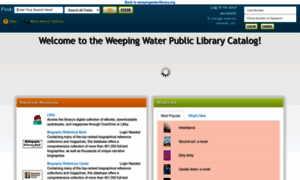 Weepingwater.biblionix.com thumbnail