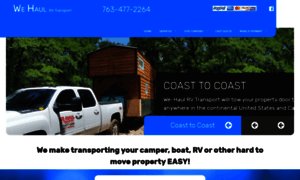 Wehaulrvtransport.com thumbnail