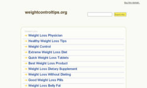 Weightcontroltips.org thumbnail