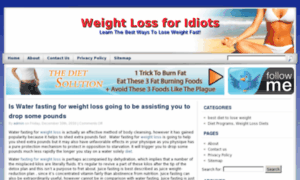 Weightloss-for-idiots.net thumbnail