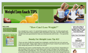 Weightlosscoachtips.com thumbnail