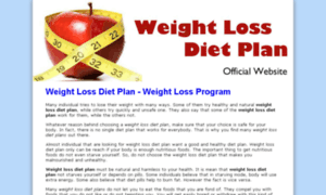 Weightlossdietsplan.org thumbnail