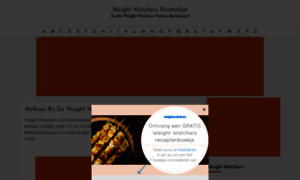 Weightwatchers-puntenlijst.be thumbnail