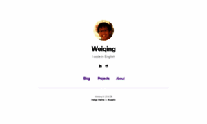 Weiqingtoh.github.io thumbnail