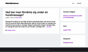 Weirdscience.se thumbnail