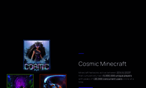 Welcome.cosmicpvp.com thumbnail