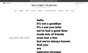 Welcomestranger.com thumbnail