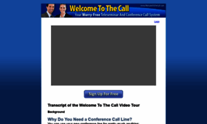Welcometothecall.com thumbnail