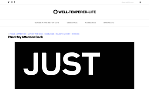 Well-tempered-life.com thumbnail