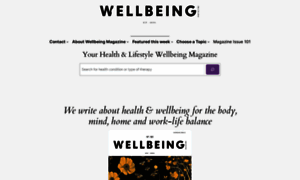 Wellbeingmagazine.com thumbnail