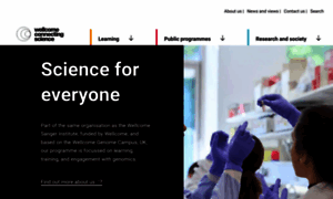 Wellcomeconnectingscience.org thumbnail