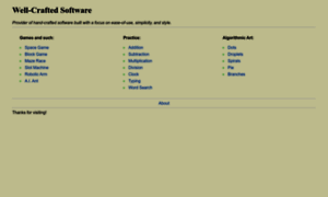 Wellcraftedsoftware.com thumbnail