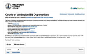 Wellington.bidsandtenders.ca thumbnail