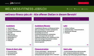 Wellness-fitness-jobs.ch thumbnail