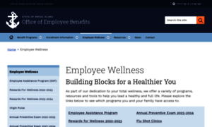 Wellness.ri.gov thumbnail