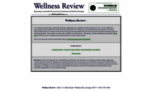 Wellnessreview.com thumbnail