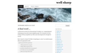 Wellsharp.wordpress.com thumbnail