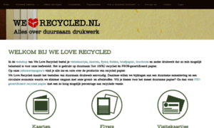Weloverecycled.nl thumbnail