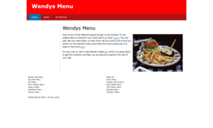 Wendys-menu.com thumbnail