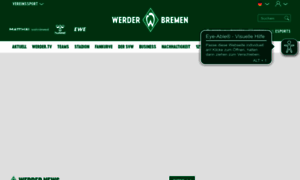 Werder.de thumbnail