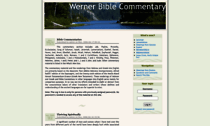 Wernerbiblecommentary.org thumbnail