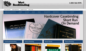 Wertbookbinding.com thumbnail