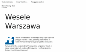 Wesele-warszawa.wedd.pl thumbnail