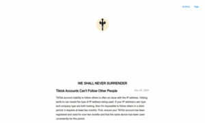 Weshallneversurrender.com thumbnail