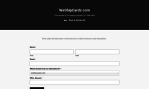 Weshipcards.com thumbnail