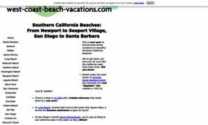 West-coast-beach-vacations.com thumbnail