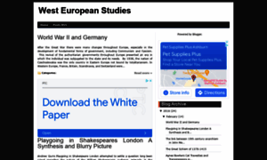 West-european-studies.blogspot.com thumbnail
