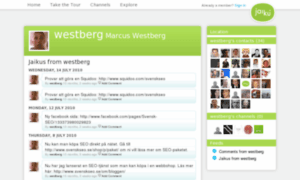 Westberg.jaiku.com thumbnail