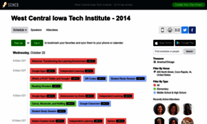 Westcentraliowatechinstitute2014.sched.org thumbnail